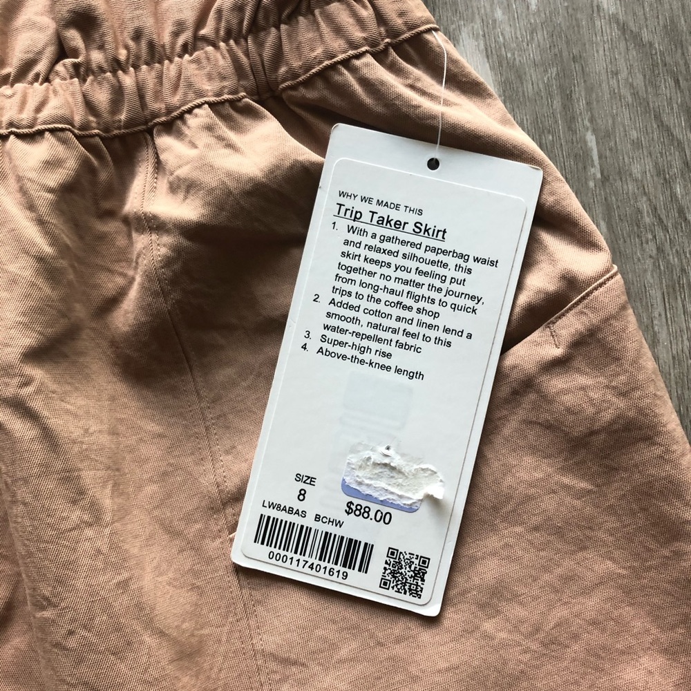 Lululemon Trip Taker Skirt - Beech Wood - Picture 3 of 13